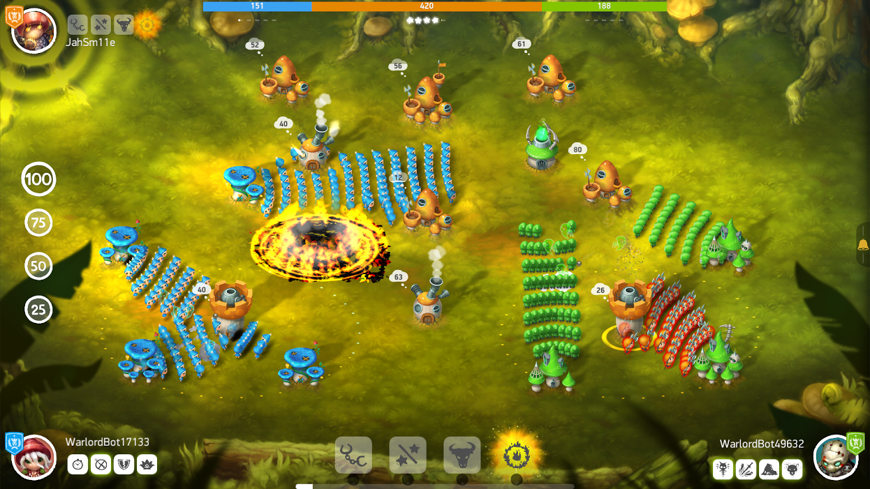 Mushroom Wars 2 — скриншот 1
