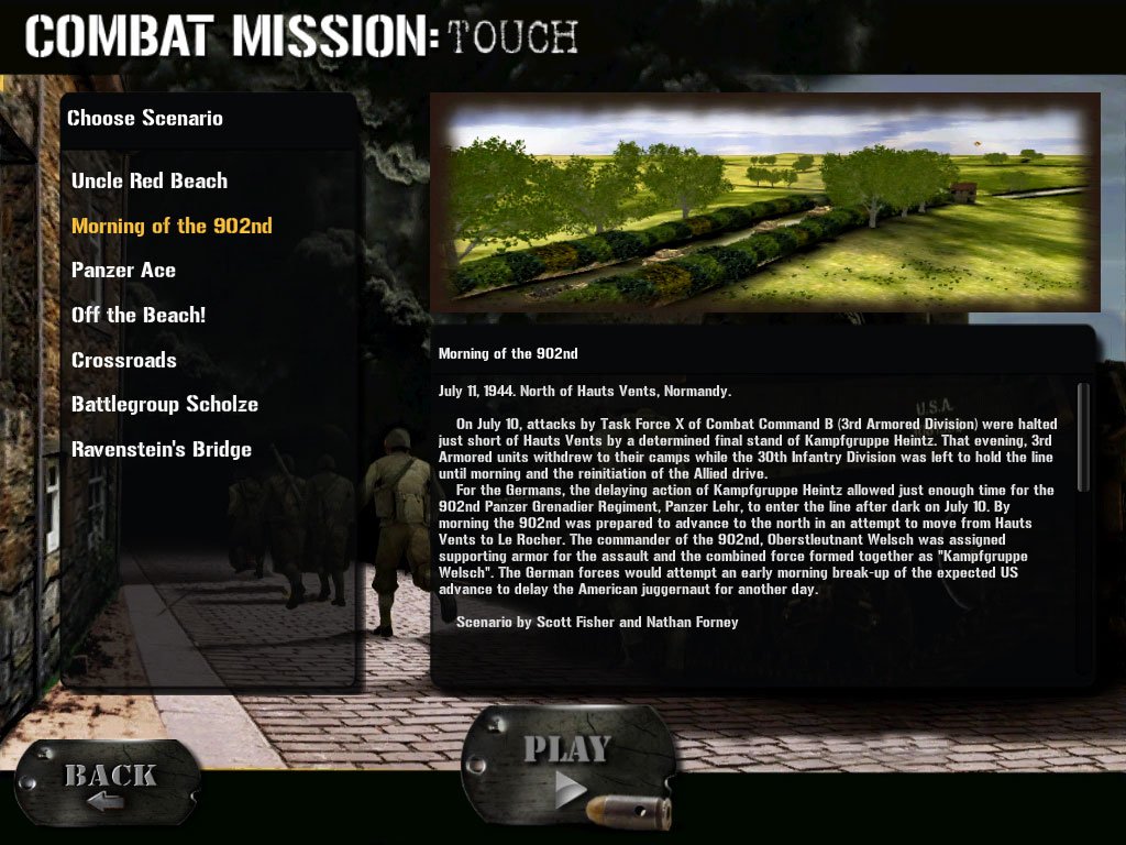 Combat Mission: Touch — скриншот 1