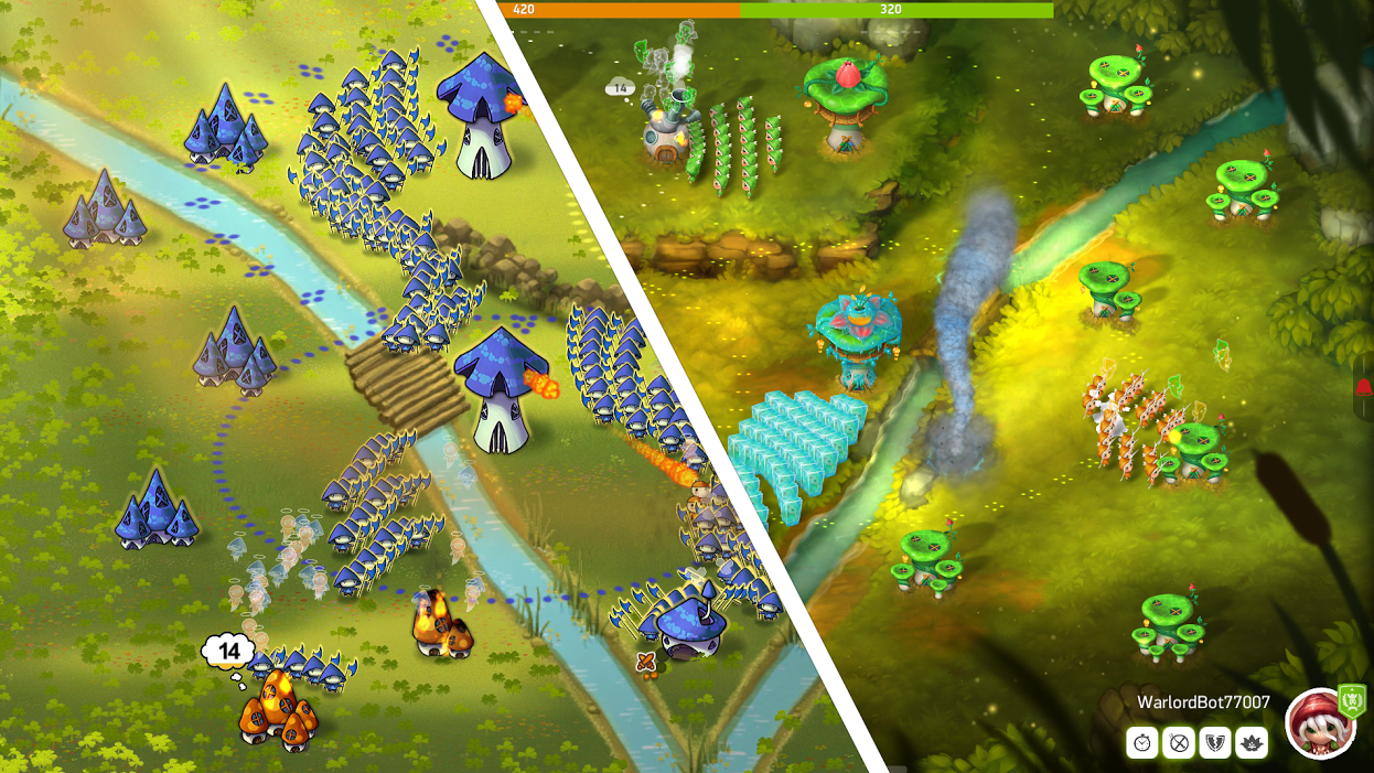 Mushroom Wars 2 — скриншот 2
