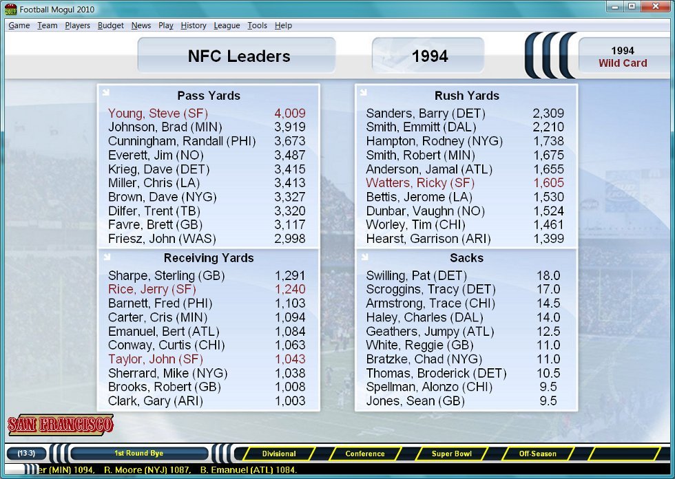 Football Mogul 2010 — скриншот 4