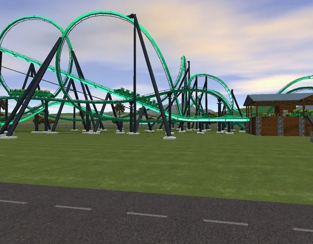 Hyper Rails: Advanced 3D Roller Coaster Design - кадр 16
