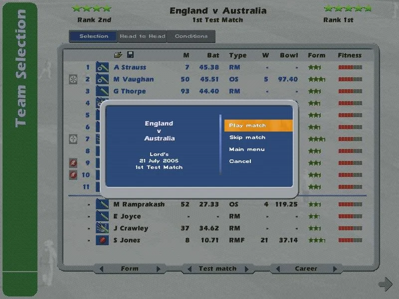 International Cricket Captain Ashes Year 2005 - кадр 16