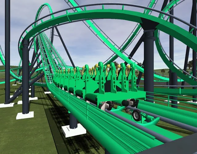 Hyper Rails: Advanced 3D Roller Coaster Design - кадр 3