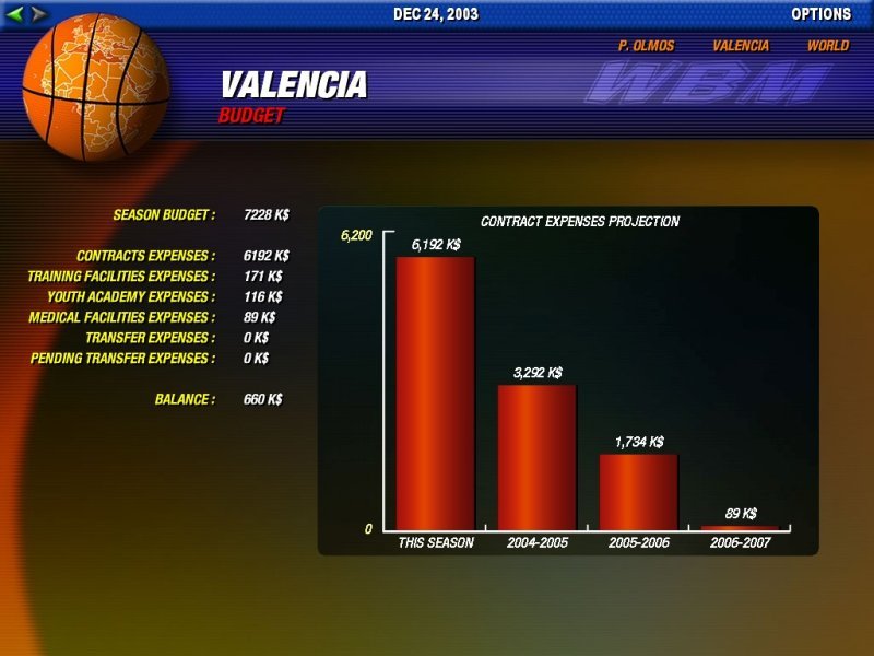 World Basketball Manager 2007 — скриншот 8