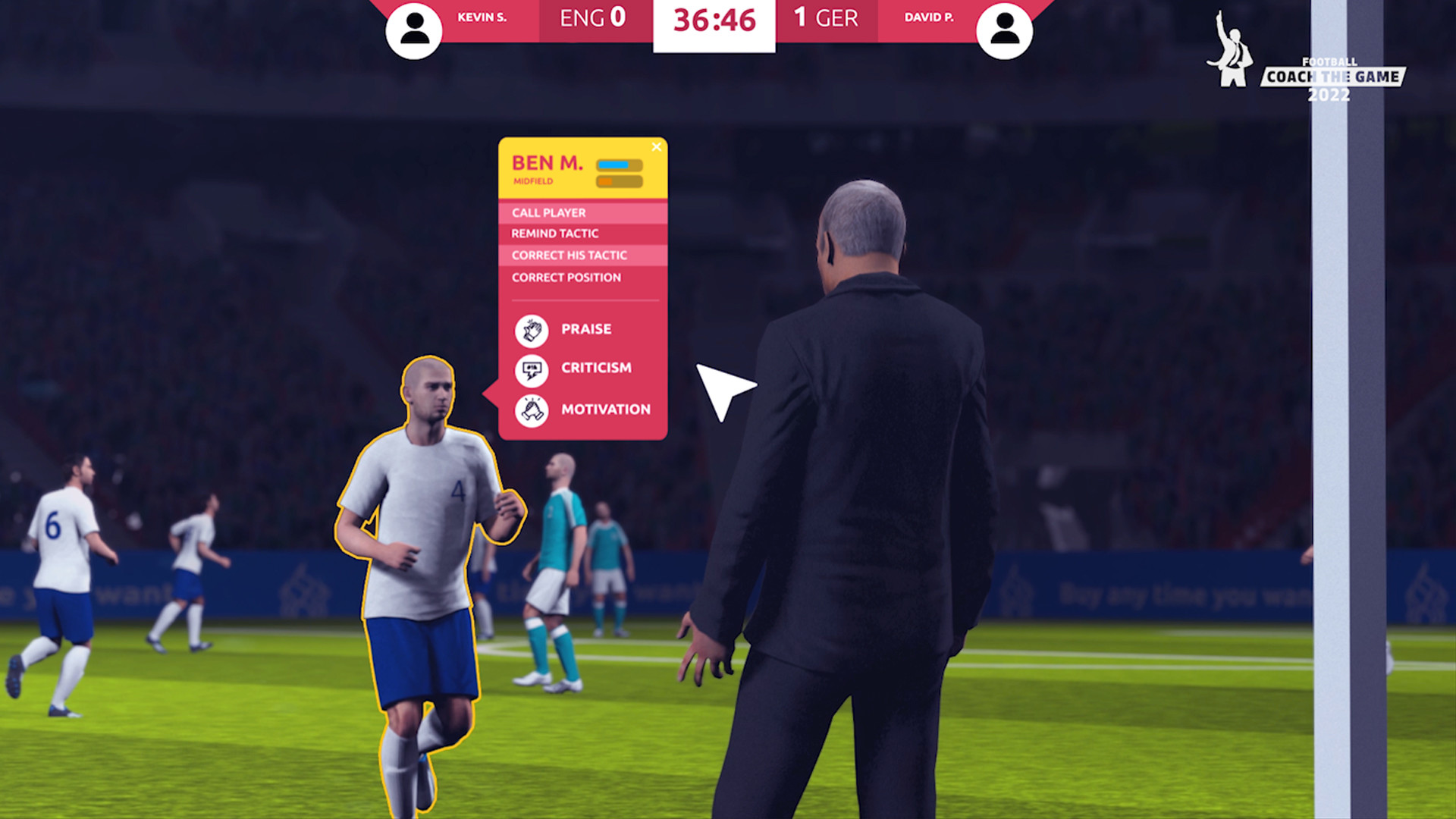 Football Coach the Game 2022 — скриншот 1