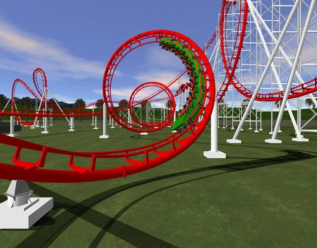 Hyper Rails: Advanced 3D Roller Coaster Design - кадр 13