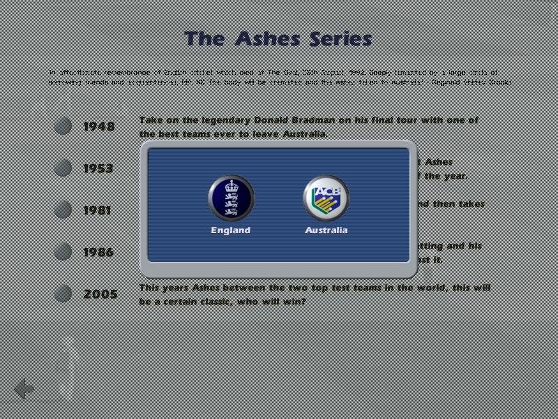 International Cricket Captain Ashes Year 2005 — скриншот 6