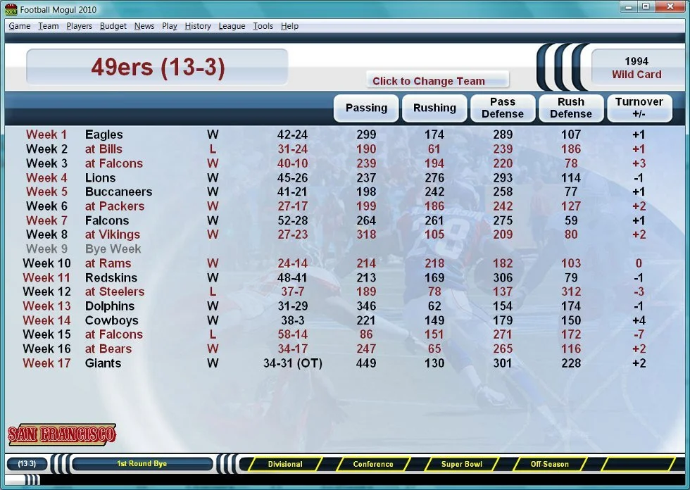 Football Mogul 2010 - кадр 6