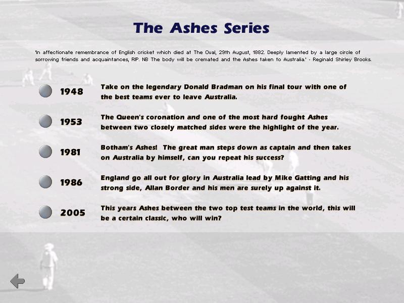 International Cricket Captain Ashes Year 2005 — скриншот 5