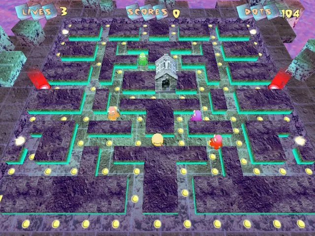 Pac-Manic Worlds 3D - кадр 2