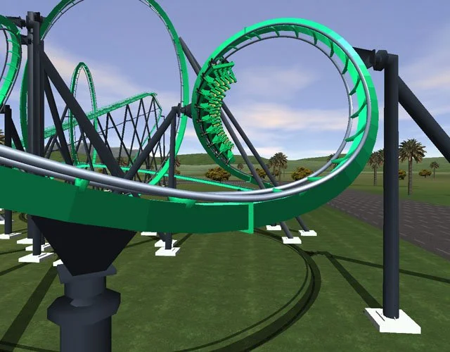 Hyper Rails: Advanced 3D Roller Coaster Design - кадр 8