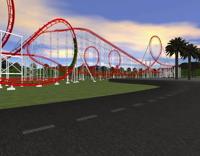 Hyper Rails: Advanced 3D Roller Coaster Design - кадр 14