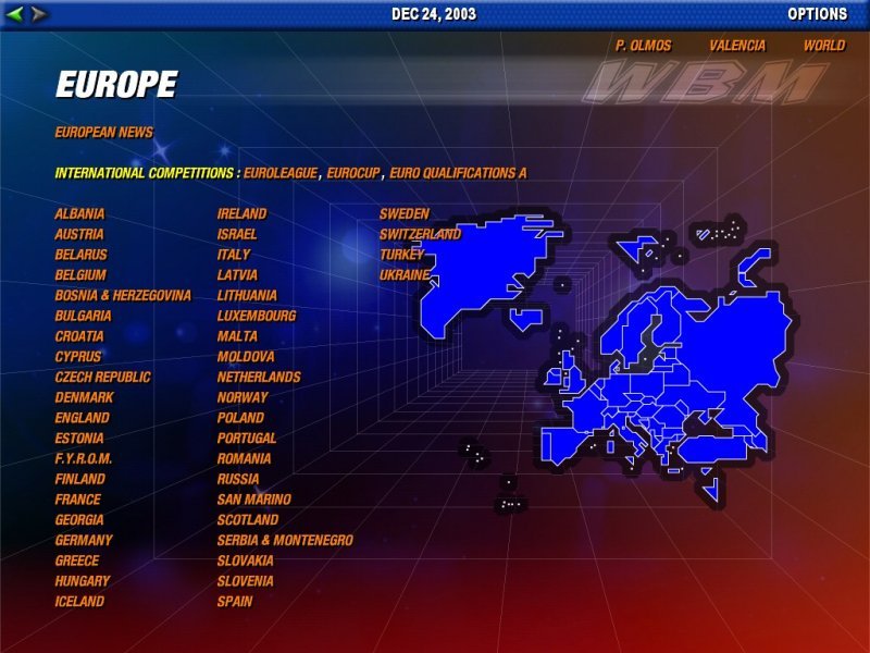 World Basketball Manager 2007 — скриншот 1
