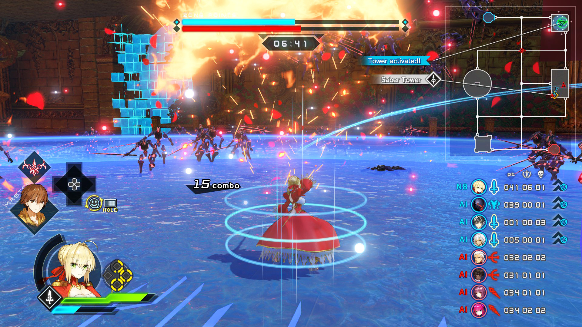 Fate/EXTELLA LINK — скриншот 2