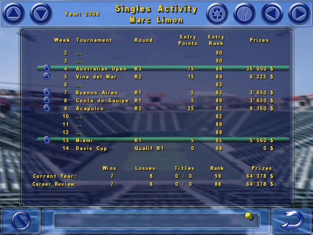 Tennis Elbow 2009 - кадр 7