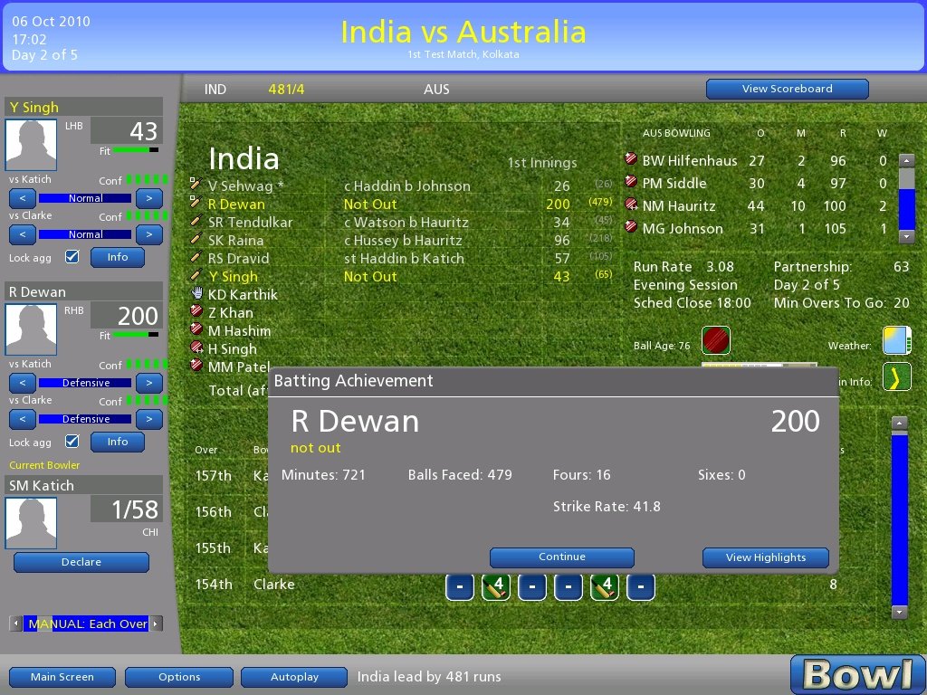 Cricket Coach 2009 — скриншот 8