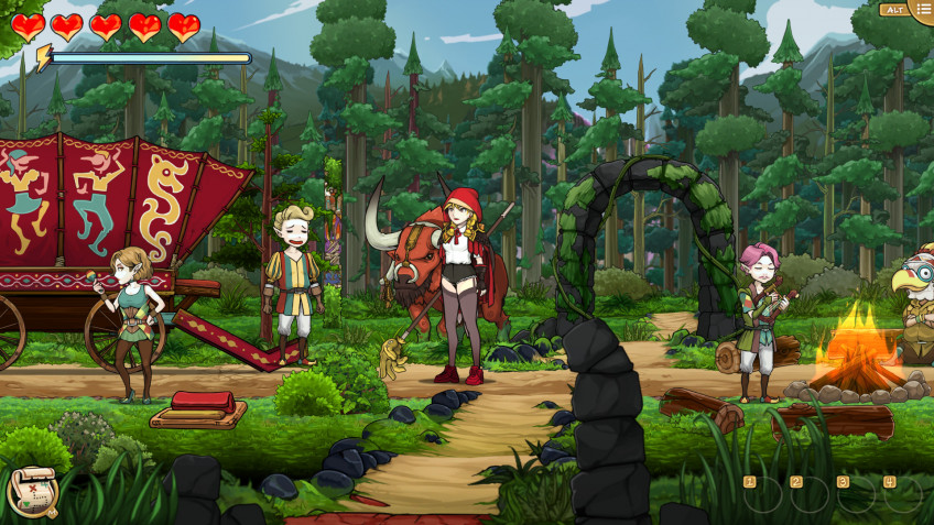 Scarlet Hood and the Wicked Wood — скриншот 2