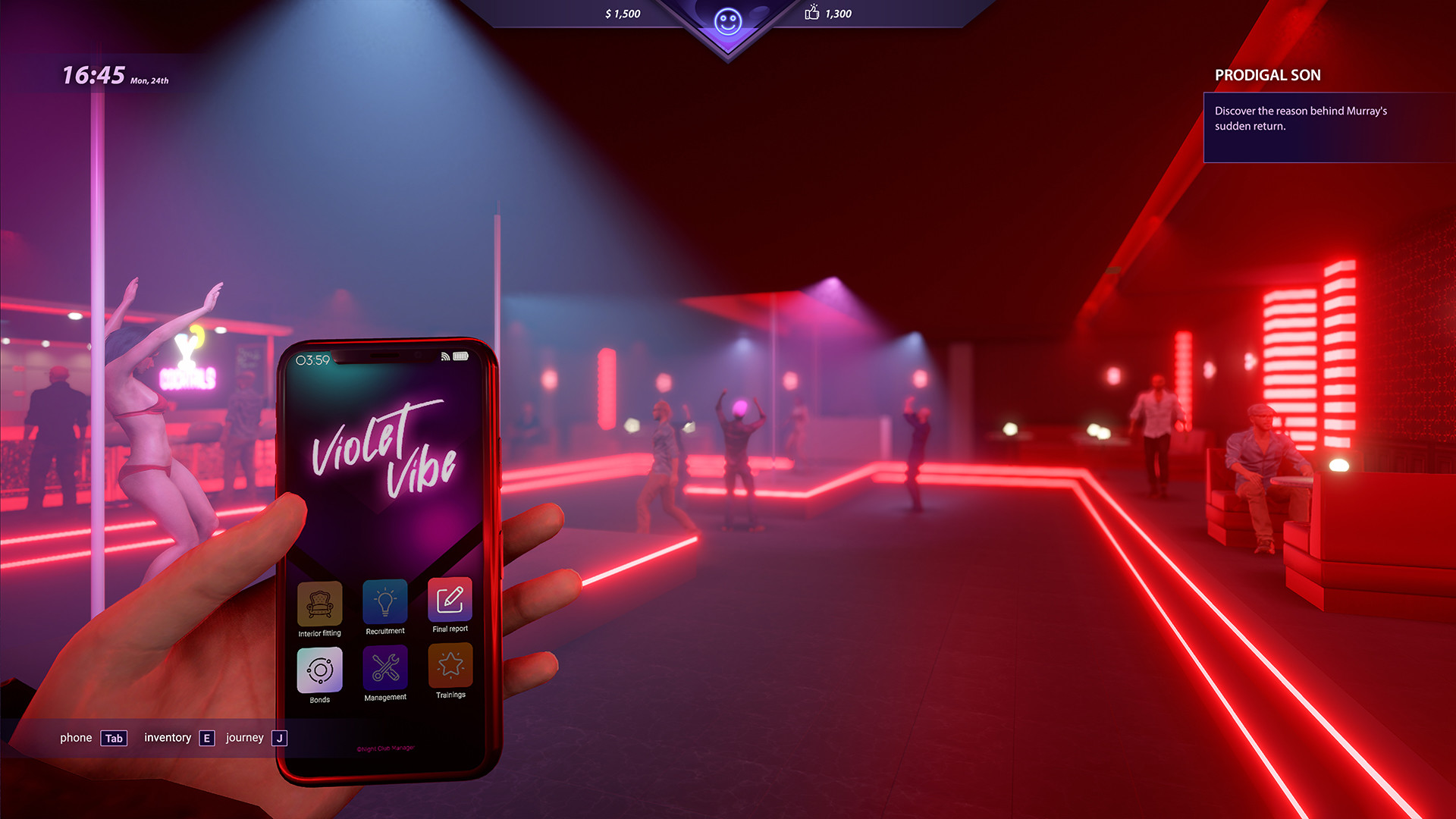 Nightclub Manager: Violet Vibe – обзоры и оценки, описание, даты выхода  DLC, официальный сайт игры