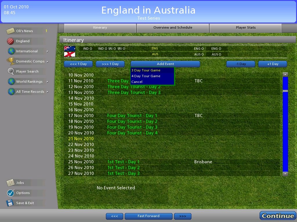 Cricket Coach 2009 — скриншот 2