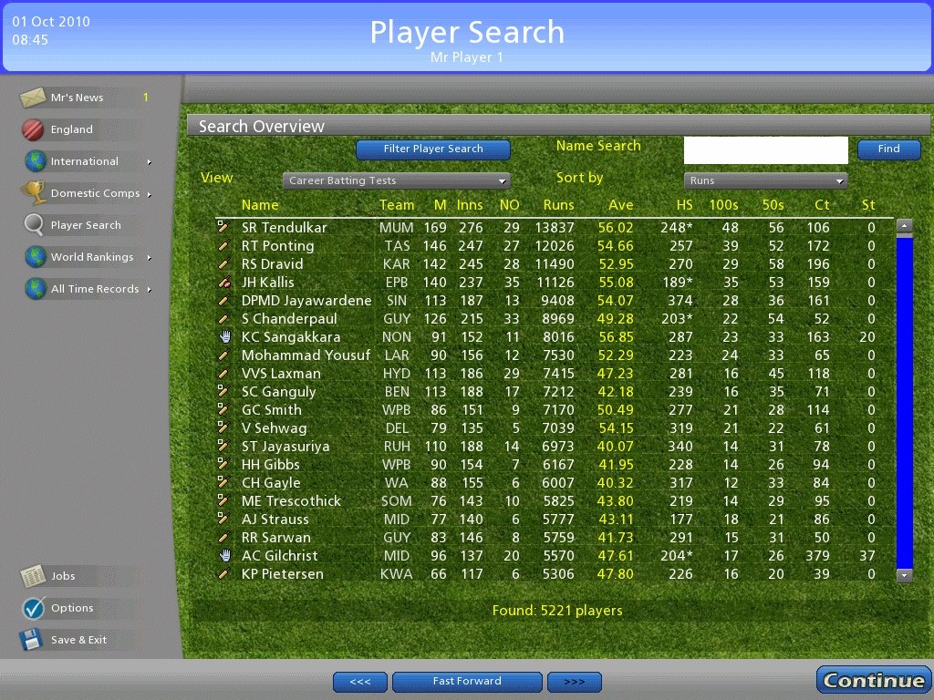 Cricket Coach 2009 — скриншот 6