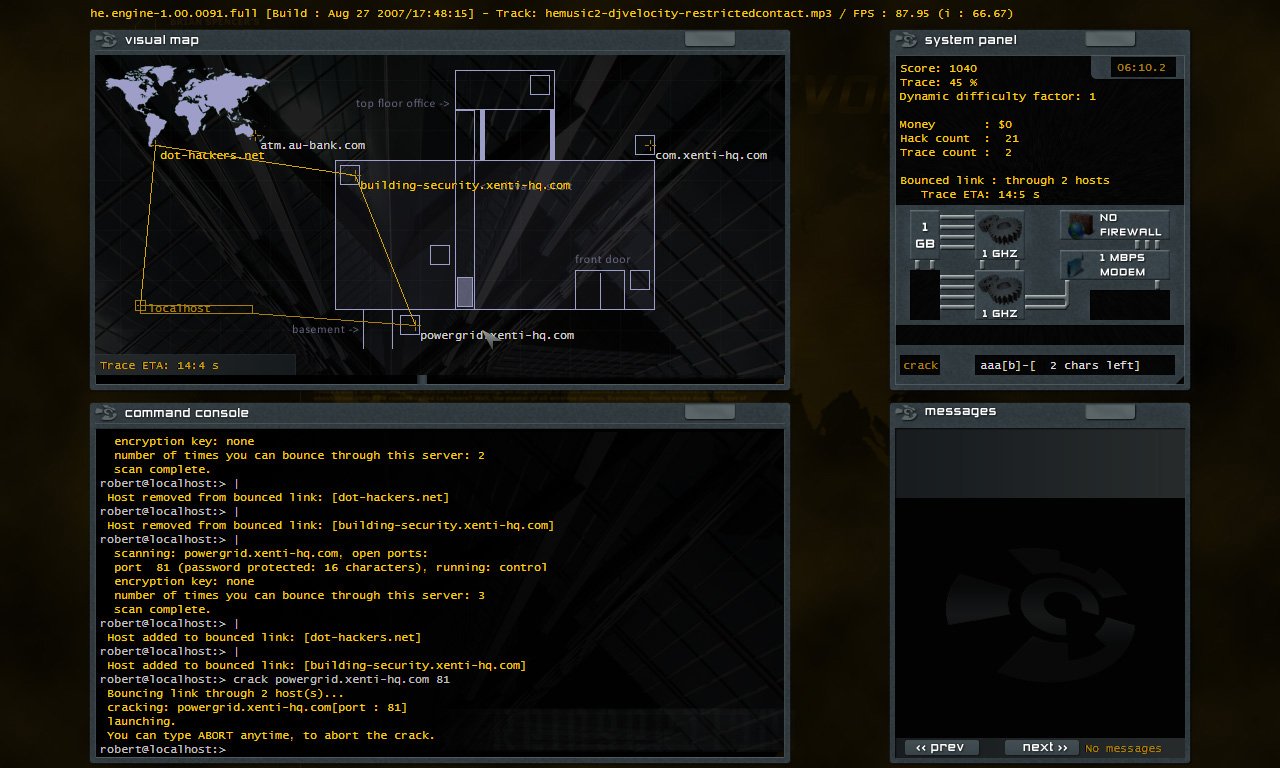 Hacker Evolution: Reinsertion — скриншот 1