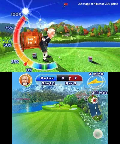 Let's Golf! 3D - кадр 4