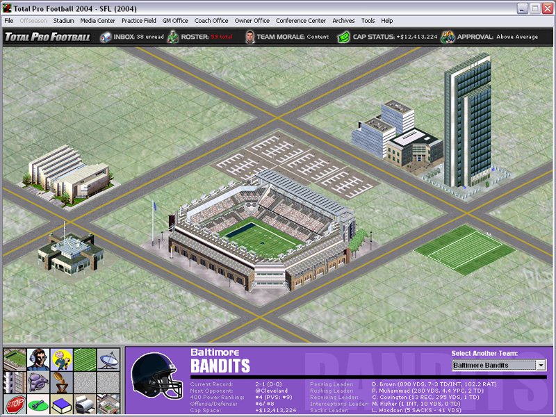 Total Pro Football 2004 — скриншот 2