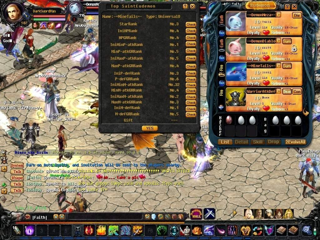 Eudemons Online — скриншот 2