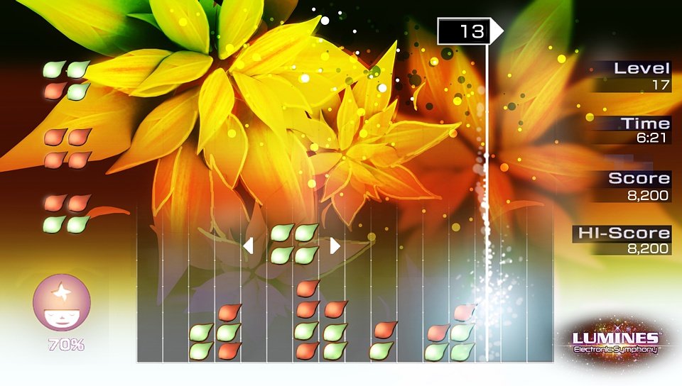 Lumines: Puzzle Fusion — скриншот 1