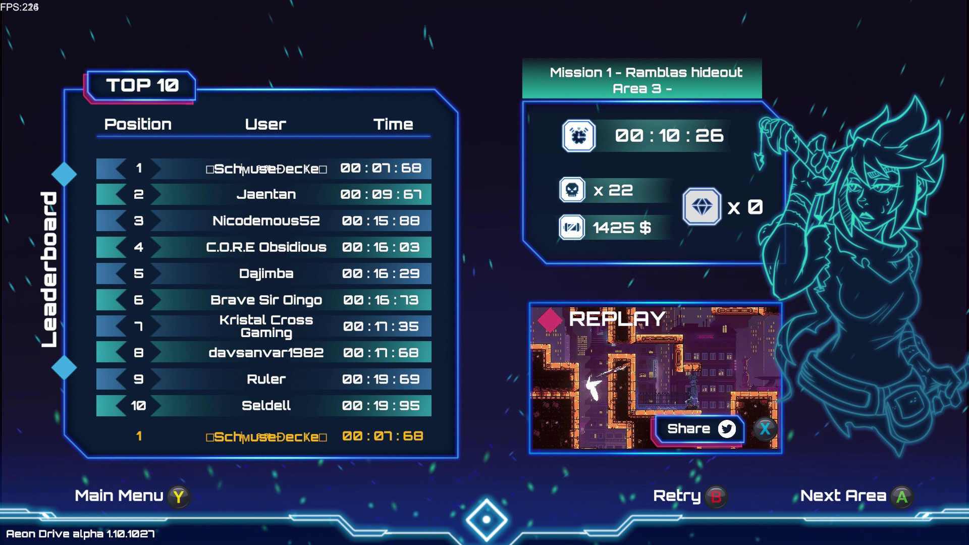 Aeon Drive — скриншот 4