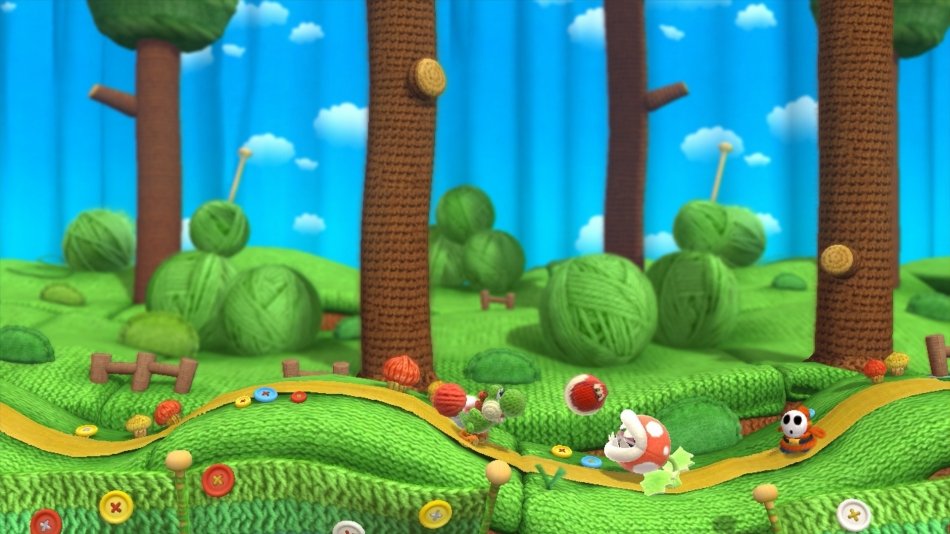 Yoshi's Woolly World — скриншот 2