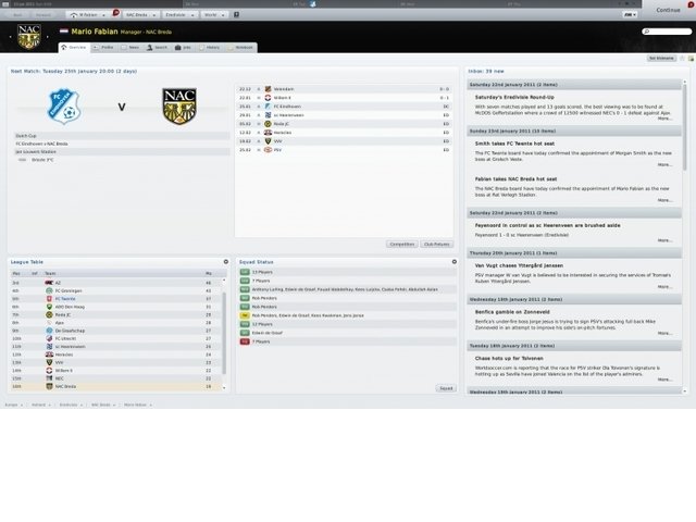Football Manager 2011 — скриншот 5
