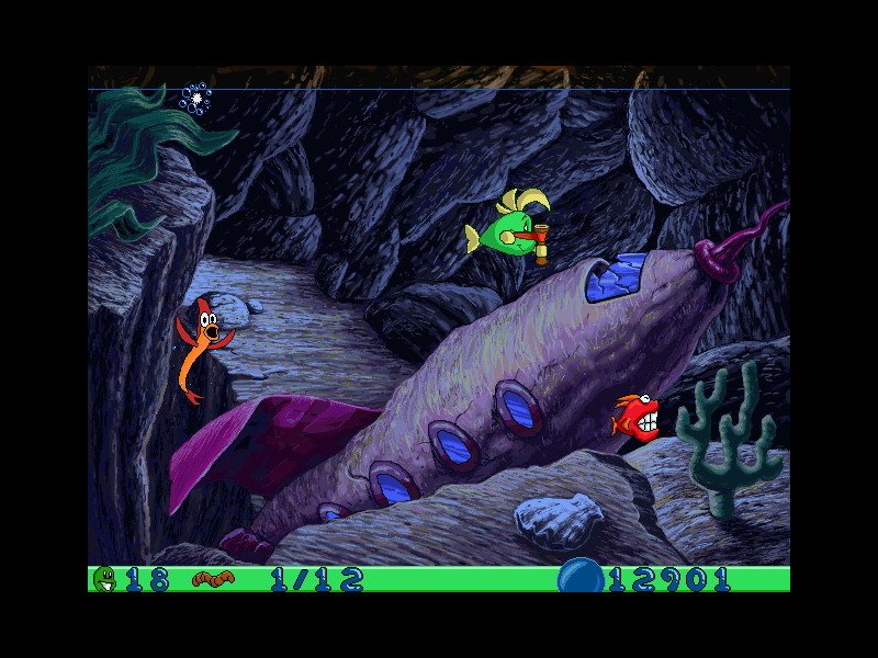 Freddi Fish and Luther's Water Worries — скриншот 6