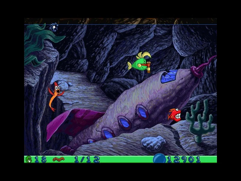 Freddi Fish and Luther's Water Worries - кадр 6