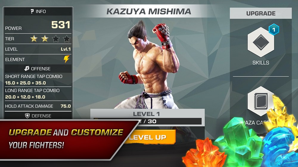Tekken Mobile — скриншот 1