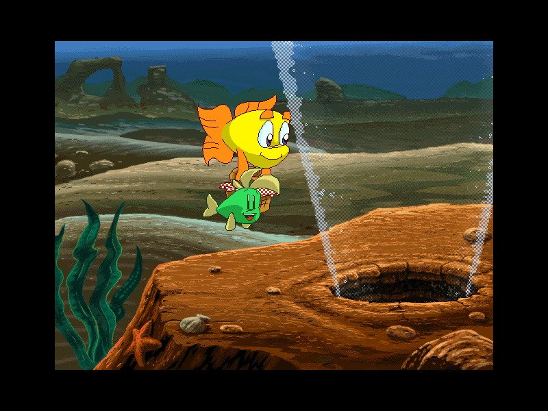 Freddi Fish and Luther's Water Worries — скриншот 2