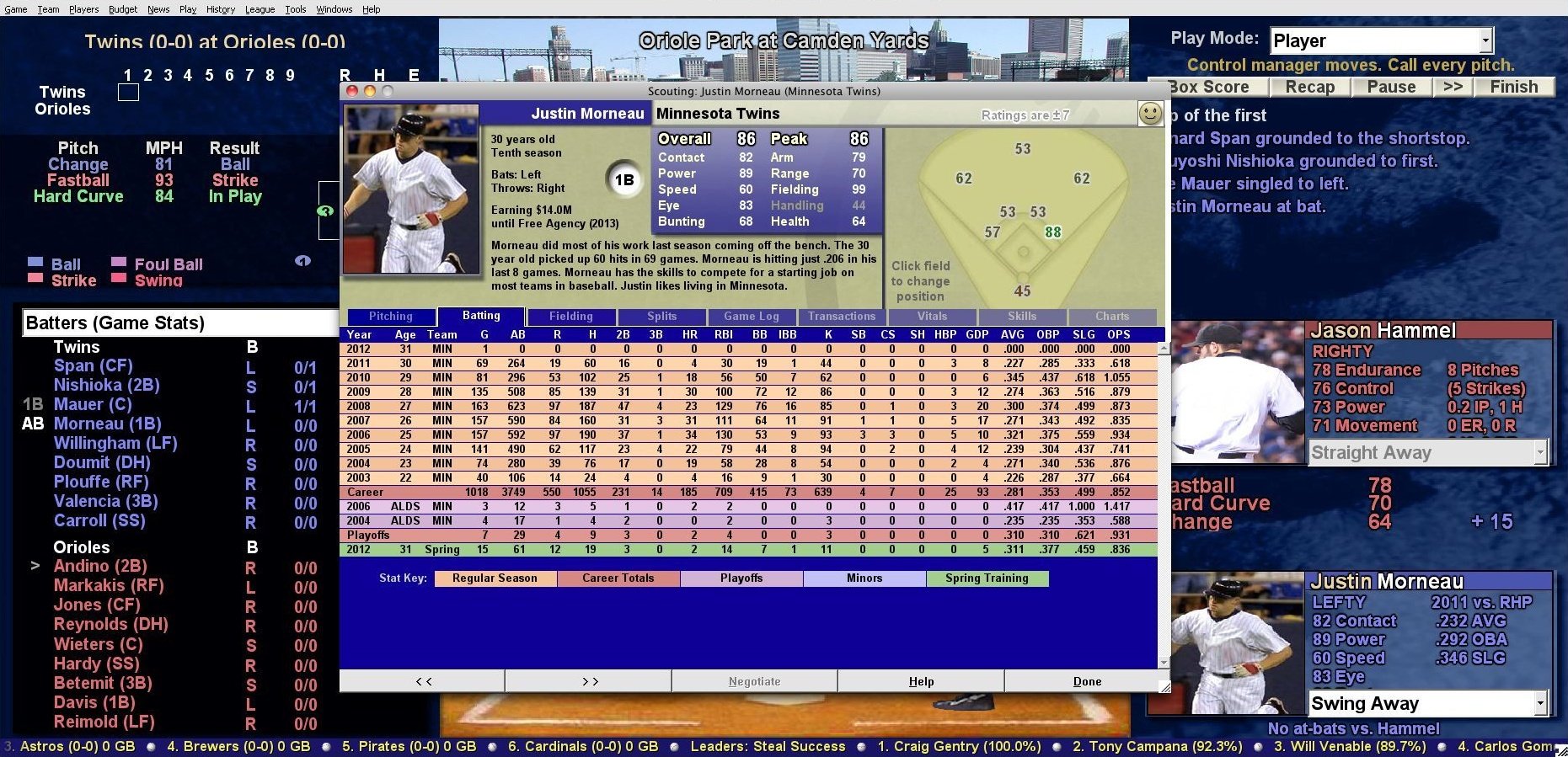 Baseball Mogul 2013 — скриншот 2