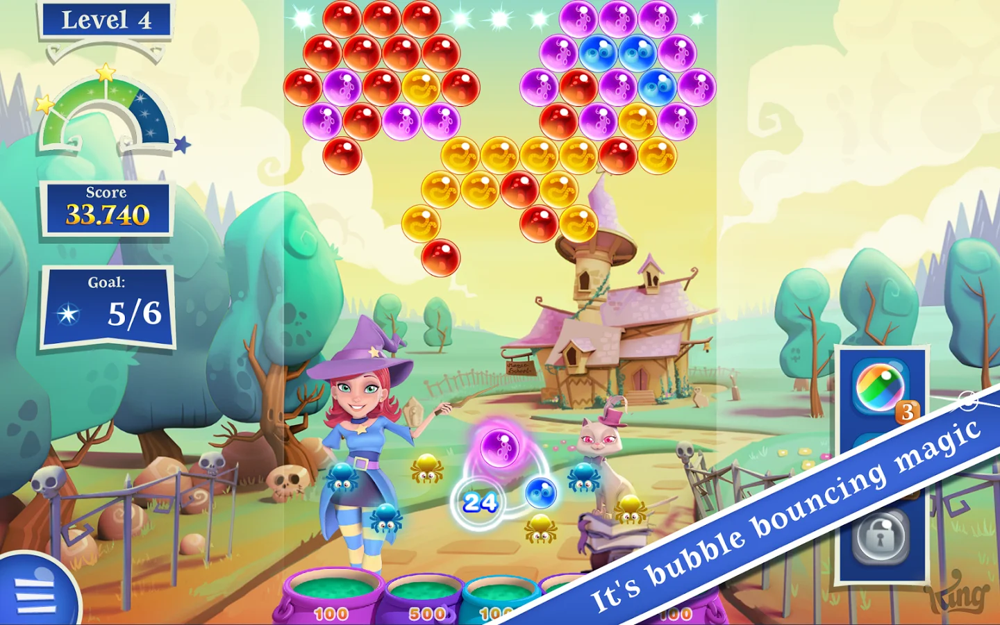 Bubble Witch 2 Saga – обзоры и оценки, описание, даты выхода DLC,  официальный сайт игры