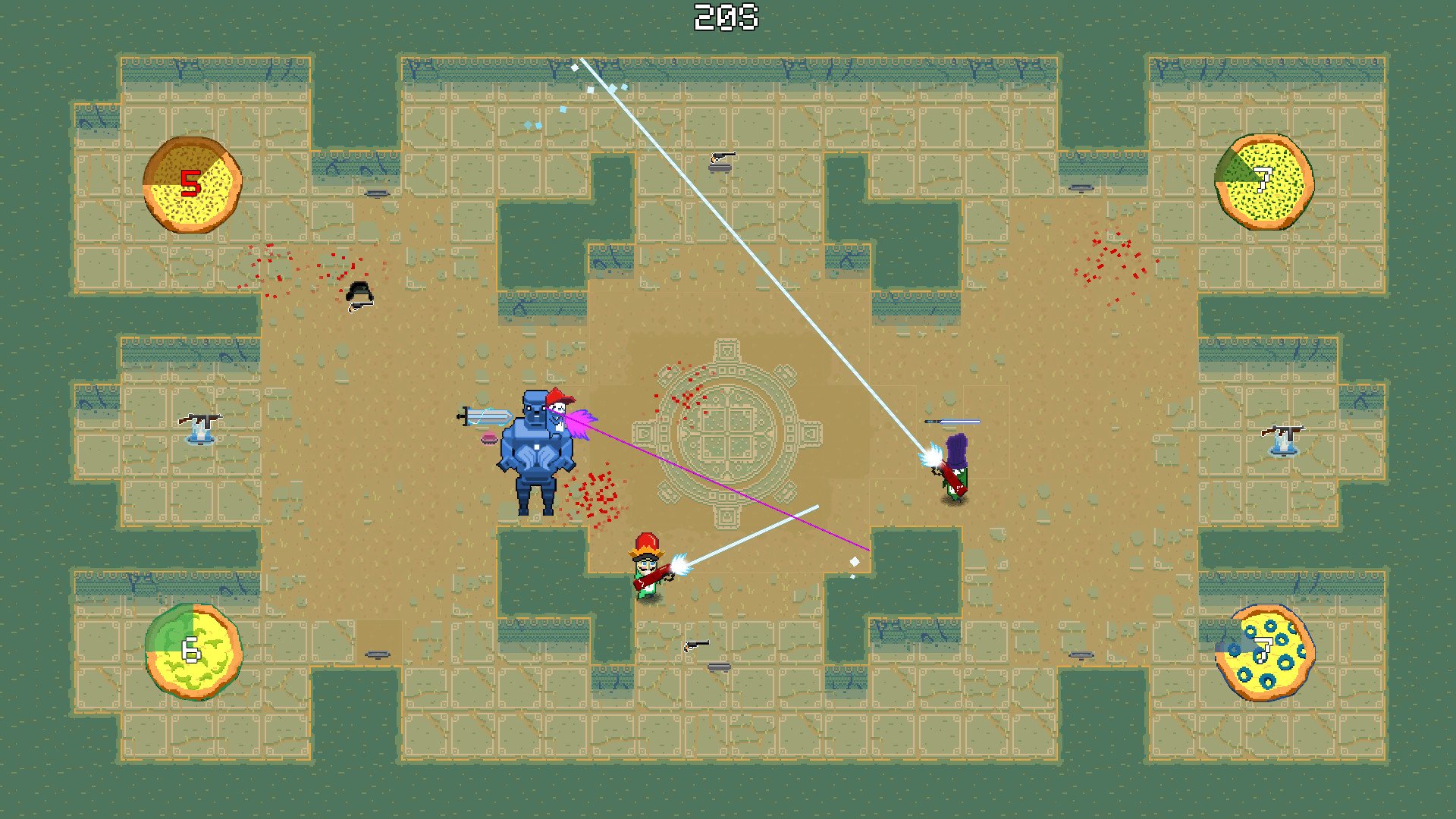 Battlesloths 2025: The Great Pizza Wars — скриншот 1