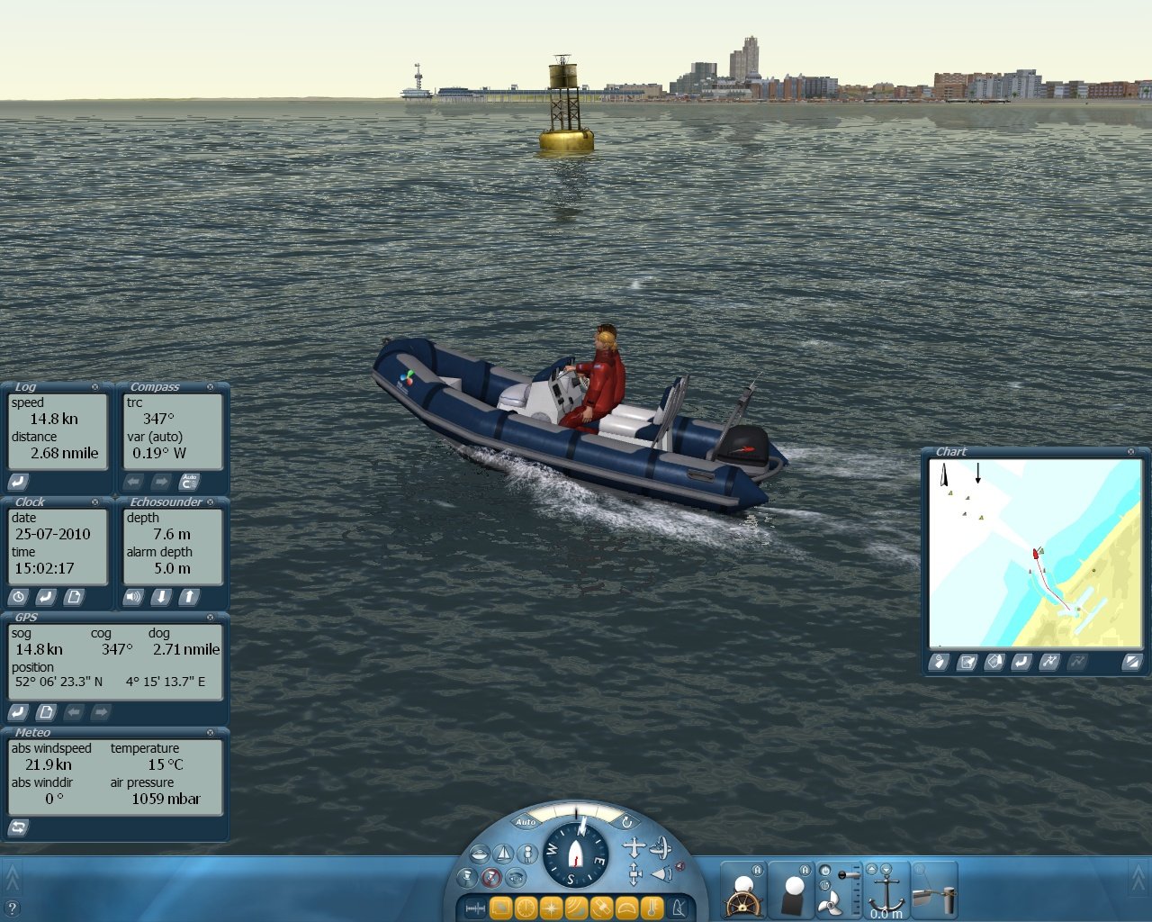 Sail Simulator 2010 — скриншот 2