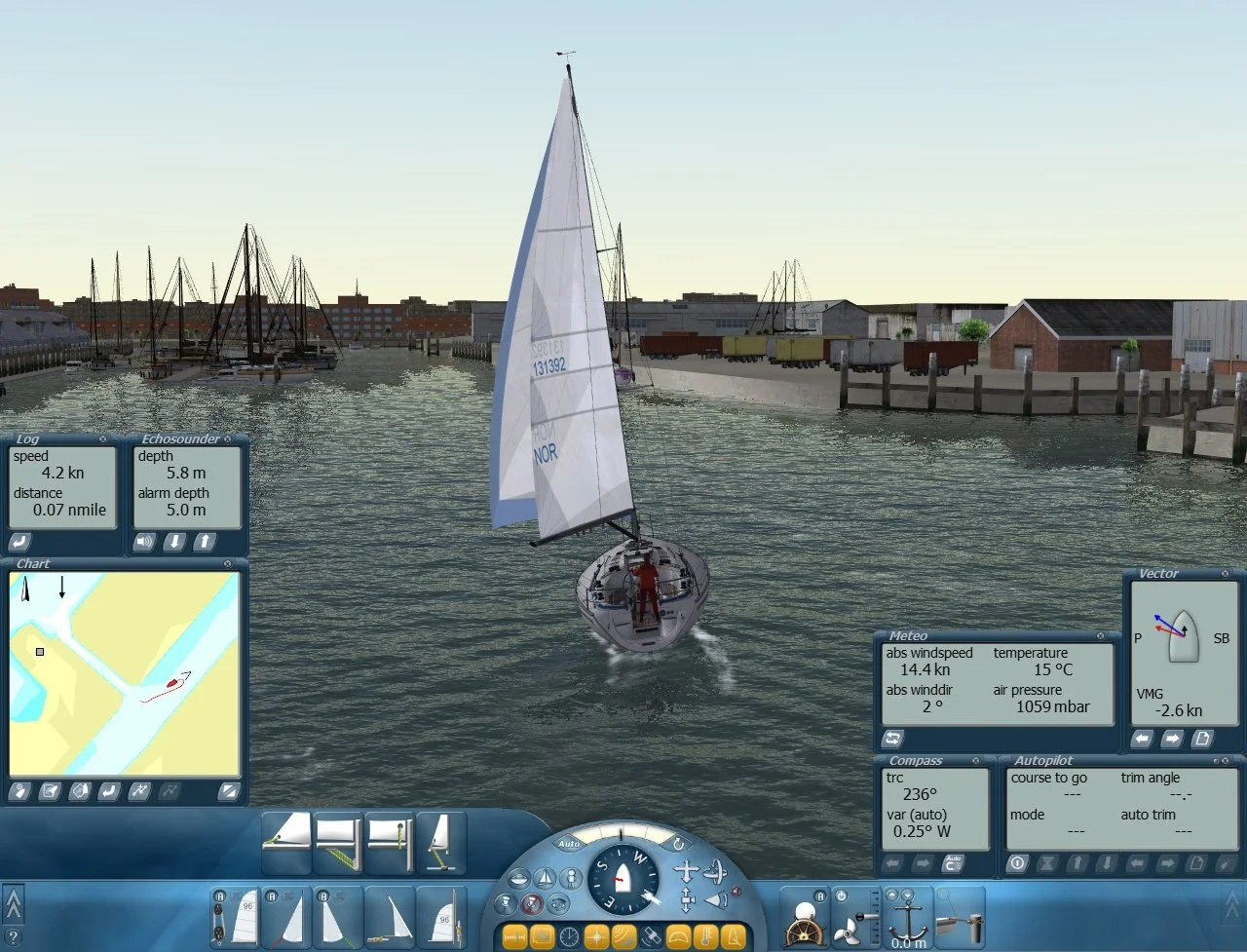 Sail Simulator 2010 - кадр 8