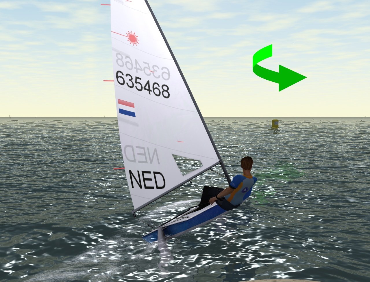 Sail Simulator 2010 — скриншот 1