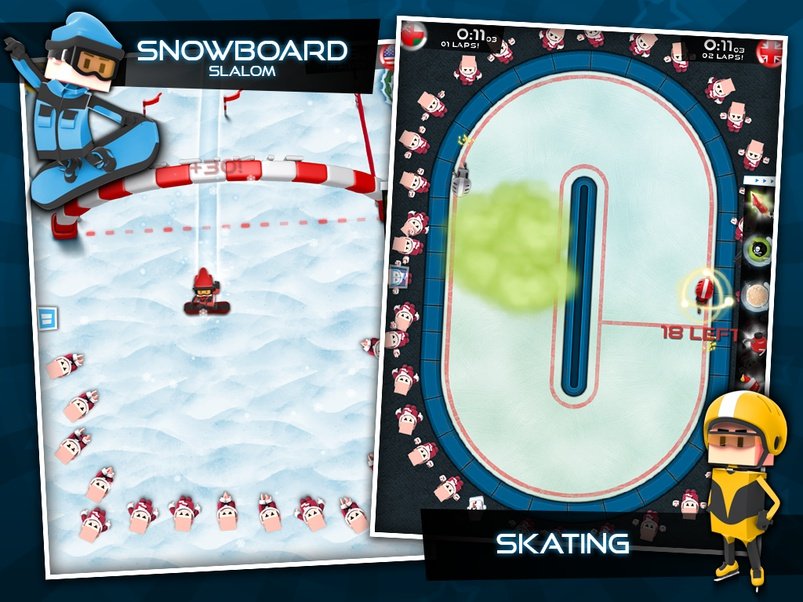 Flick Champions Winter Sports — скриншот 1