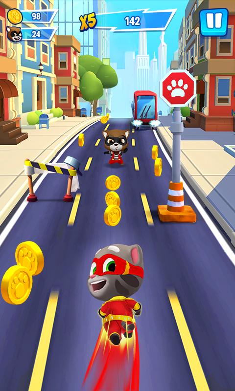 Talking Tom: Hero Dash — скриншот 1