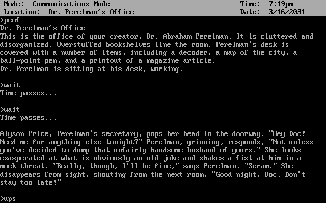 Mind Forever Voyaging, A — скриншот 2