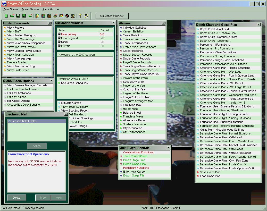 Front Office Football 2004 — скриншот 6