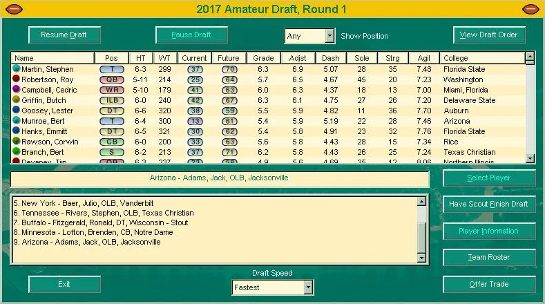Front Office Football 2004 - кадр 3