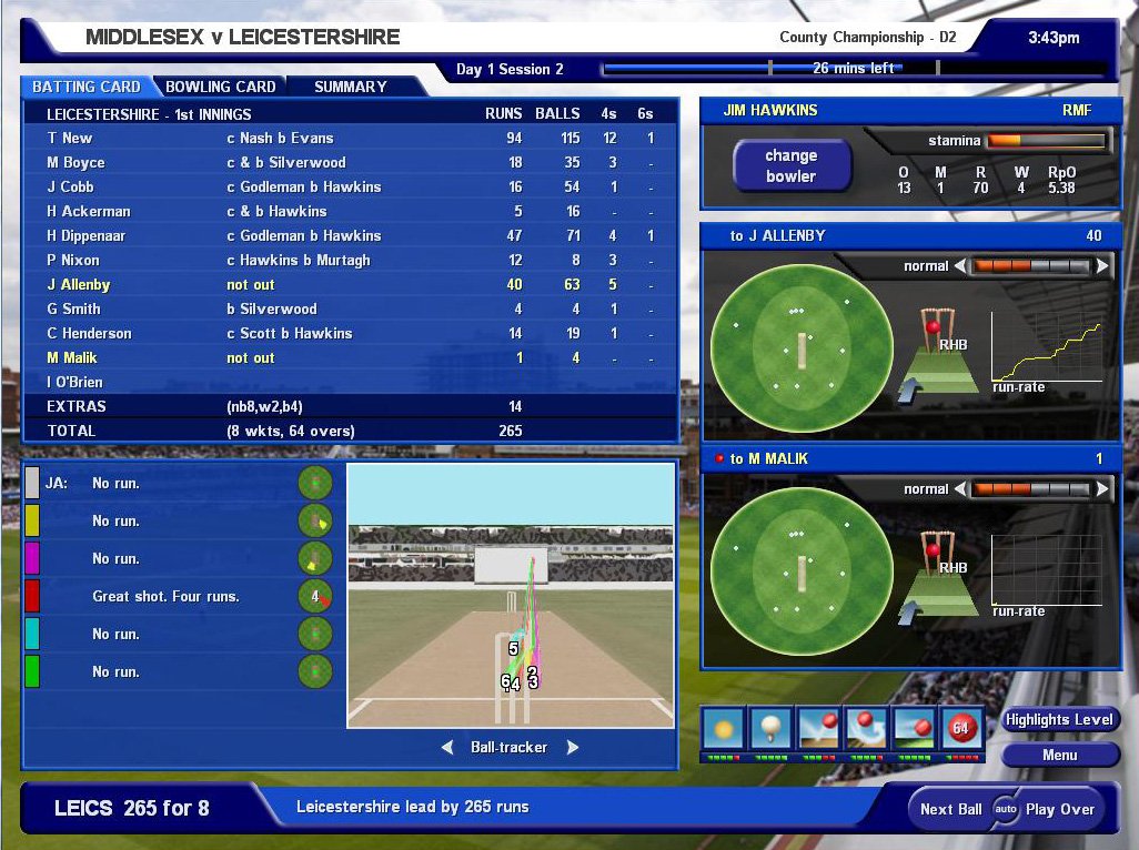 International Cricket Captain 2009 Ashes Edition — скриншот 3