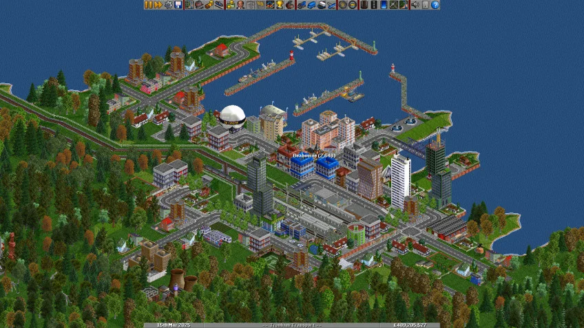 OpenTTD - кадр 1