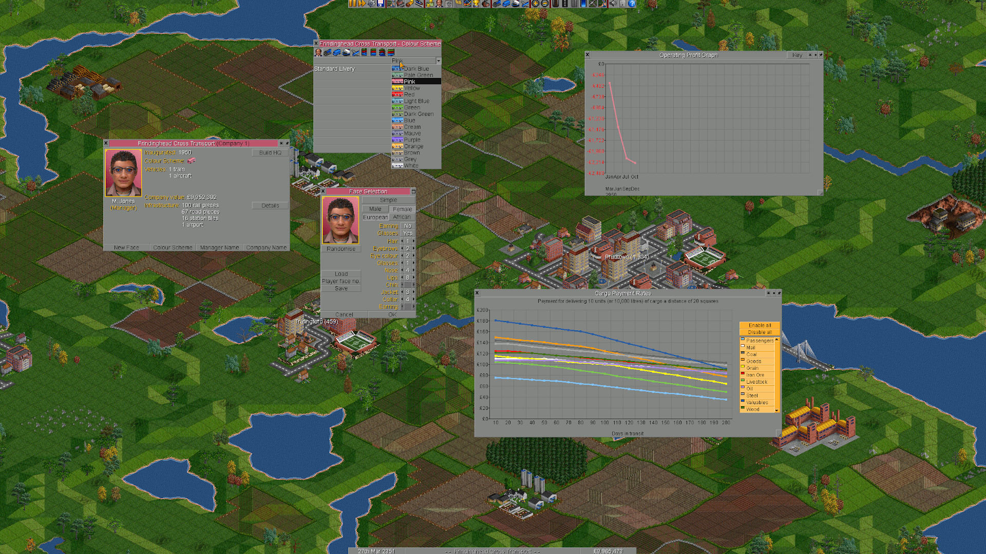 OpenTTD — скриншот 6